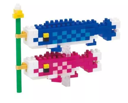 Nanoblock carp streamer (2015) NBC_131