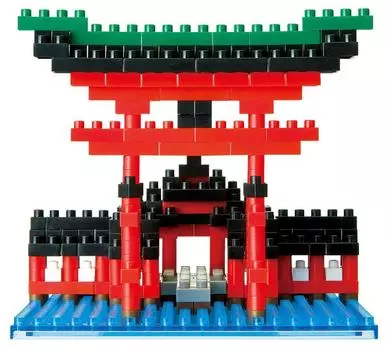 Nanoblock Itsukushima Shrine Otorii NBH-017 [item]