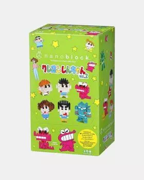 Nanoblock Mini Crayon Шин-тян VOL.2 (коробка из 6 штук), Корейский популярный бандай