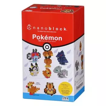 Nanoblock Mini Nano Pokemon Flying Type 1BOX 6 Всего 6 типов (BOX) NBMC_31S = штук,