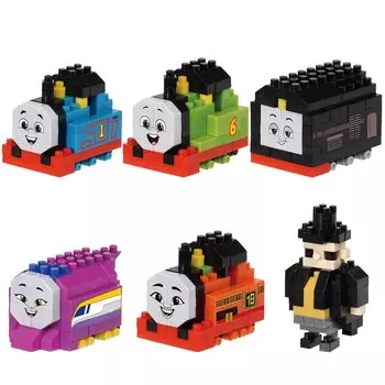 Nanoblock Mini Nano Томас Паровозик (BOX) NBMC51S 1BOX 6 шт., всего 6 типов