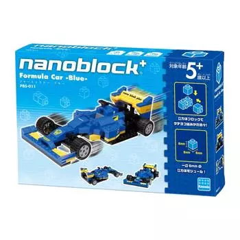 Nanoblock Plus Formula Car Blue PBS-011