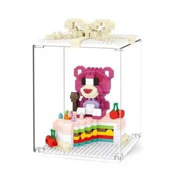Nanoblock Вишневый торт Медведь (7545by)