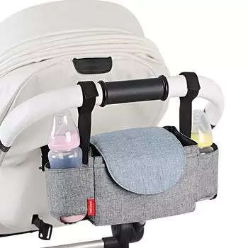 Nappy Bag Baby Stroller Bag Organizer Diaper Mummy Bag Mama Carriage Buggy Pram Cart Basket Hook Stroller Accessories чёрный