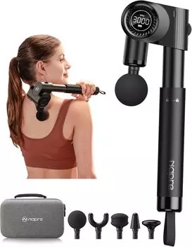 Napre Fascia Release Folding Handy 5 Adjustable 10mm Release Gun that Reaches the 32 Super Strong Vibrating Electric Continuously Variable Metal