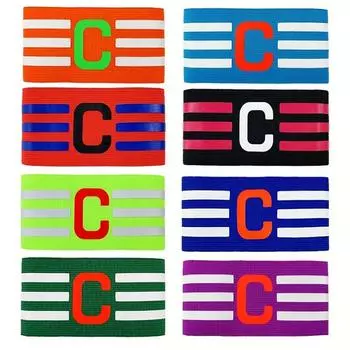 Нарукавный значок Футбольный значок капитана C Нарукавный значок цвета Разделение команды Группировка Нарукавный значок чёрный