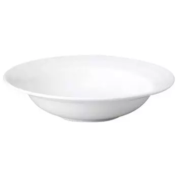 NARUMI Bowl Plate Patia 27cm White Simple Rim Pasta Microwave Dishwasher Safe Gift Box Included 40610-5341