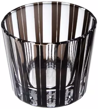 NARUMI Glass Glass Works Zodiac Black 120cc Cold Sake Cup (Tiger) GW6000-234