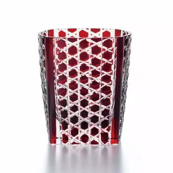 NARUMI Rocks Glass Glassworks Raison 270 куб. см. Красный хрустальный бокал для виски, старое стекло, подарочная коробка в комплекте GW6068-222RD красный