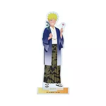 NARUTO Shippuden Оригинальная иллюстрация Наруто Узумаки БОЛЬШАЯ акриловая подставка Саске Учиха День рождения вер.