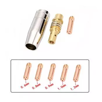 Насадки 15AK MIG Аксессуары Насадки для сварки 3шт Контакт 0.8MM
