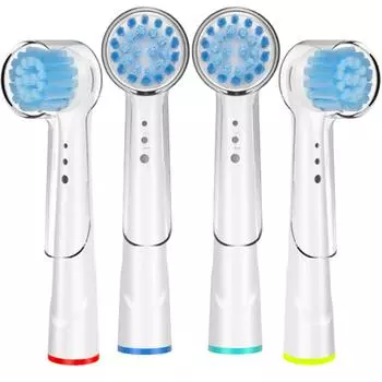 Насадки для электрических зубных щёток Oral B, 4 шт (Sensitive Soft) 4Pcs Toothbrush Heads