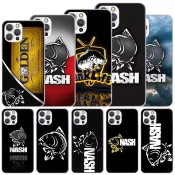 Nash Fishing Art Soft Case For iPhone 11 12 13 Mini 14 Pro Max Apple Phone Cover X XS XR SE 7 Plus 8 + 6 6S 5S Funda Coque iPhone 11