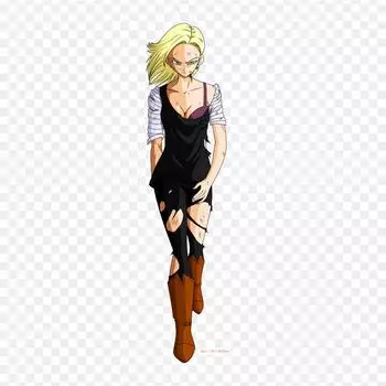 Нашивки для сумки для одежды, термонаклейки с утюгом на Android 18, моющиеся теплопередачи с узором Frieza