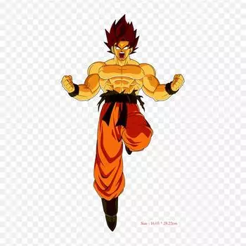 Нашивки для сумок с одеждой, термонаклейки Falso Super Saiyajin Goku Vegeta Pattern, моющиеся, термопереводные