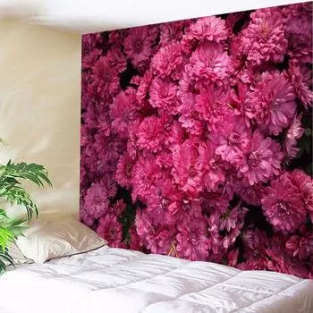 Настенная цифровая печать Plante Home Custom Гобелен Настенное украшение Настенное украшение Пляжное полотенце L розовый