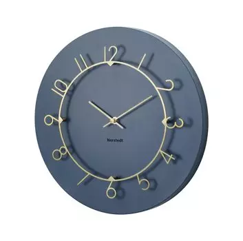 Настенные часы Interform Lou Navy Gold Sweep Movement CL-4317NV