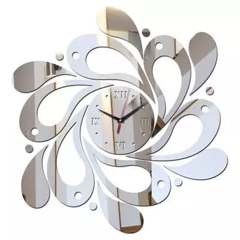 Настенные часы из акрилового материала, однолицевые иглы, кварцевые часы, краткий стиль, украшение для дома, наклейки для дома золотой