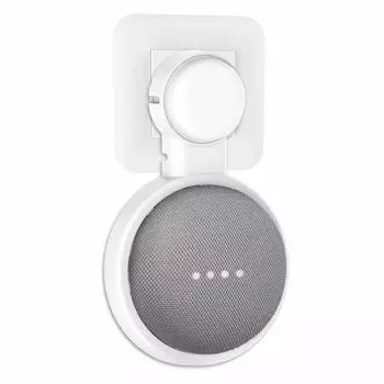 Настенный держатель PlusAcc для Google Nest Home Mini Совместимая с Google Home Mini подставка для динамика Защитный держатель Google Home Mini
