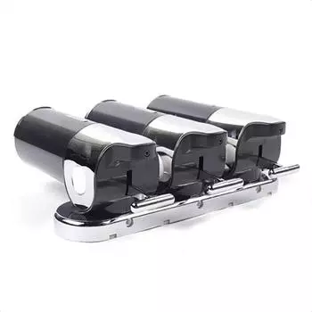 Настенный дозатор для мыла, лосьона для душа, шампуня, контейнер 500 мл 3 в 1 United States