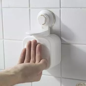 Настенный дозатор жидкого мыла 8,5*9*15 см, ручной пресс, пенная машина, присоска, коробка для жидкого мыла в ванной