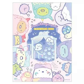 Настенный календарь Sumikko Gurashi 2024 CL-086