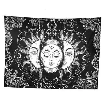 Настенный ковер-одеяло из полиэстера в богемном стиле для украшения спальни дома 150x130 см