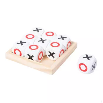 Настольная игра Tic TAC Toe, крестики-нолики XO, шахматный журнальный столик ручной работы для детей