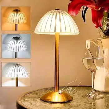 Настольная лампа Crystal Sensor Diamond LED Desktop Night Light Nordic Decoration Настольные лампы для бара, отеля, спальни, прикроватное освещение