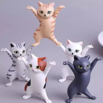 Настольная ручка с кошкой, книжная полка, держатель для наушников, гроб, кошка, кукла, подставка для домашнего декора, детские подарки, подставка для ручек