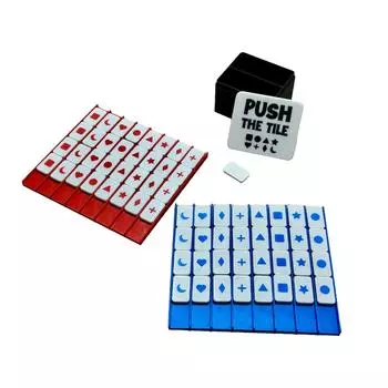 Настольные игры, Вечеринки, Собрания, Игрушки-головоломки, Игры с толканием карт One Size белый