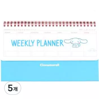 Настольный ежедневник Sanrio PP, булочка с корицей, синий, 5 шт.