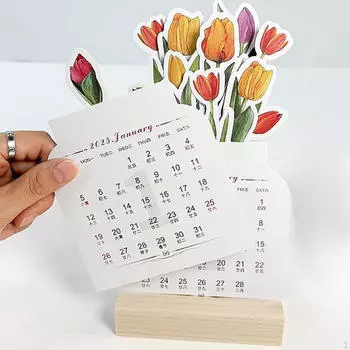 Настольный календарь Flower Creative Floral Perpetual для спальни Style A