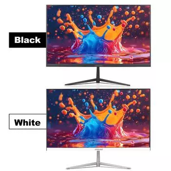 Настольный монитор 24 дюйма High Clear 16:9 IPS-панелей, 250 кдм2, ультратонкий светодиодный монитор, совместимый с HDMI US Plug чёрный