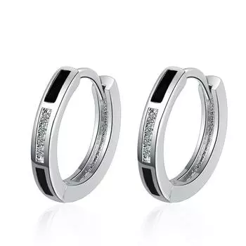 Настоящее серебро S925, мини-серьги с бриллиантами для женщин Aretes De Mujer, бриллиантовые серьги Orecchini, серебро 925 пробы, ювелирные изделия, серьги с драгоценными камнями белый