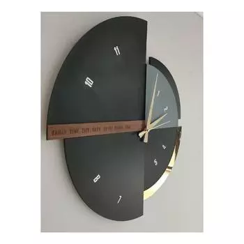 Настраиваемые декоративные настенные часы, черные