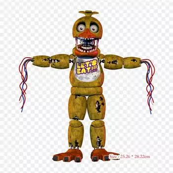 Nathanzica Official Withered Five Nights At Freddy s 2 Five Nights At термопереводные картинки для одежды, футболка, сумка, теплопередающие наклейки, железные нашивки
