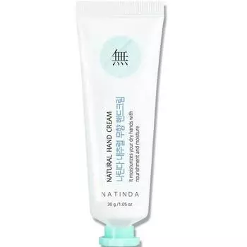 Natinda Натуральный крем для рук без запаха, 30г, 1 шт.