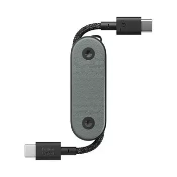 Native Union Pocket Cable 60W – армированный кабель USB-C для портативной зарядки - iPhone 15, 15 Pro, Pro Max, iPad Air, Galaxy S24, Flip 5, Fold 5