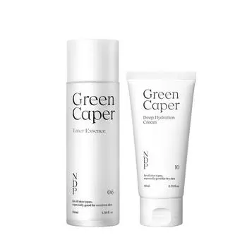 Natural Derma Project тонер-эссенция Green Caper + крем для глубокого увлажнения Green Caper, Deep Hydro Project, 1 шт.