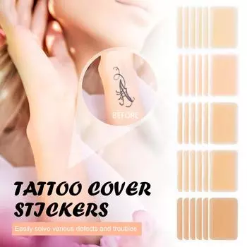 Natural Fit Cover Up Patch (8 Pieces),Ultra Thin Cover Up Tape,Water Resistant And Breathable, Not Easy To Fall Off,Suitable For Tattoos One Size