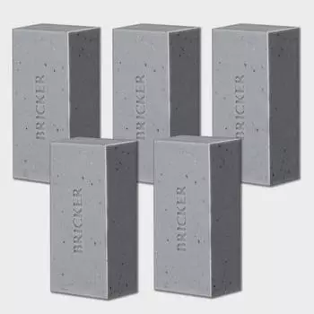 Натуральное мыло Bricker Mud Houttuynia cordata CP 140г (грязевой пакет, твердый пакет), 5 упаковок