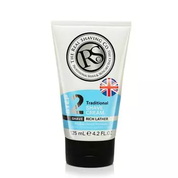 Натуральный крем для бритья Real Shaving Traditional, 125 мл, 1 шт.