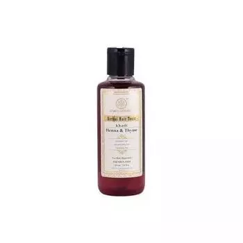 Натуральный тоник для волос с Хной и Тимьяном (210 мл), Henna & Thyme Hair Tonic, Khadi Natural 16.09375
