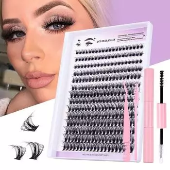 Натуральный вид DIY Набор для наращивания ресниц Индивидуальный набор для начинающих