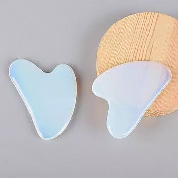 Natural Opal Jade Roller Guasha Scraper For Face Gua Sha Massage Tool Set Facial