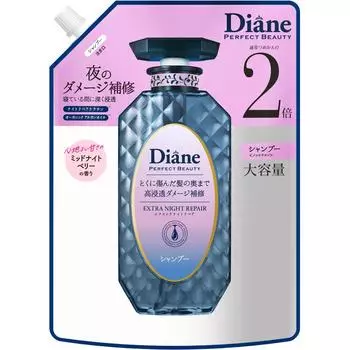 Nature Labo Perfect Beauty Moist Diane Extra Night Repair Шампунь Сменный блок Большая емкость 660 мл Perfect Beauty Diane Шампунь/кондиционер (уход за повреждениями) (