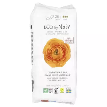 Naty, ежедневные прокладки, большие, 28 штук