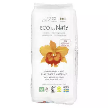 Naty, ежедневные прокладки, средние, 32 шт.