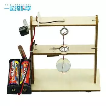 Научный эксперимент Diy Детский сигнал тревоги о стихийных бедствиях и землетрясениях Мелкое производство Физическая наука и технология Руководство Костюм древесина